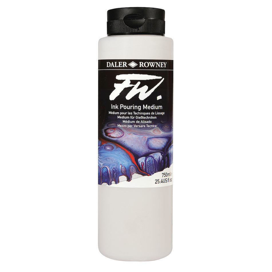 Daler-Rowney FW Acrylic Ink 750ml Pouring Medium by Daler-Rowney at Cult Pens
