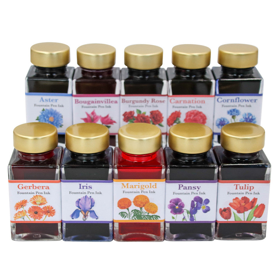 Diamine Flower Collection Ink Bottle 50ml by Diamine at Cult Pens