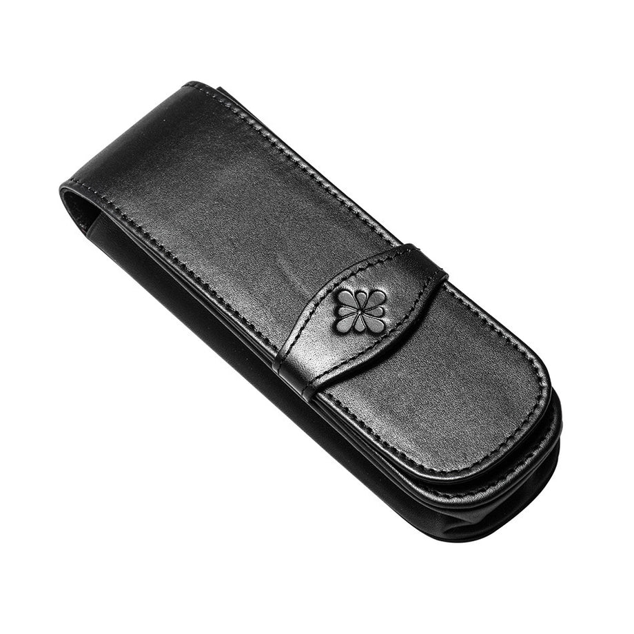 Leather double on sale pen case