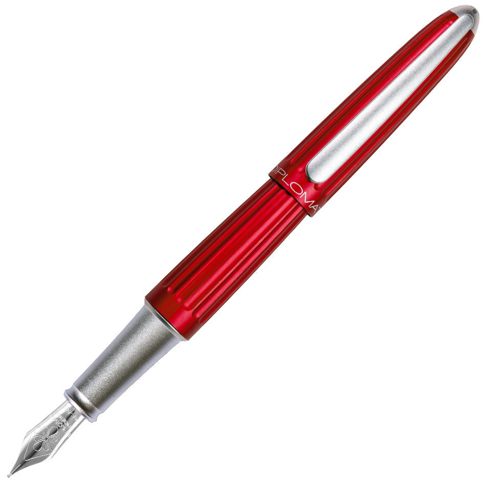Diplomat Aero Fountain Pen Red by Diplomat at Cult Pens