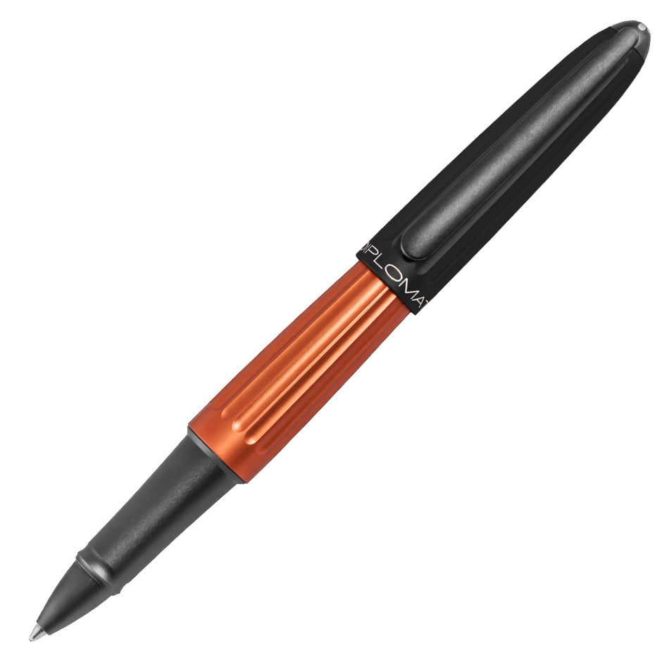 Diplomat Aero Rollerball Pen Orange Black by Diplomat at Cult Pens