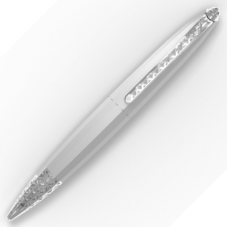 Diplomat Zepp 14 ct Nib Fountain Pen Chrome by Diplomat at Cult Pens