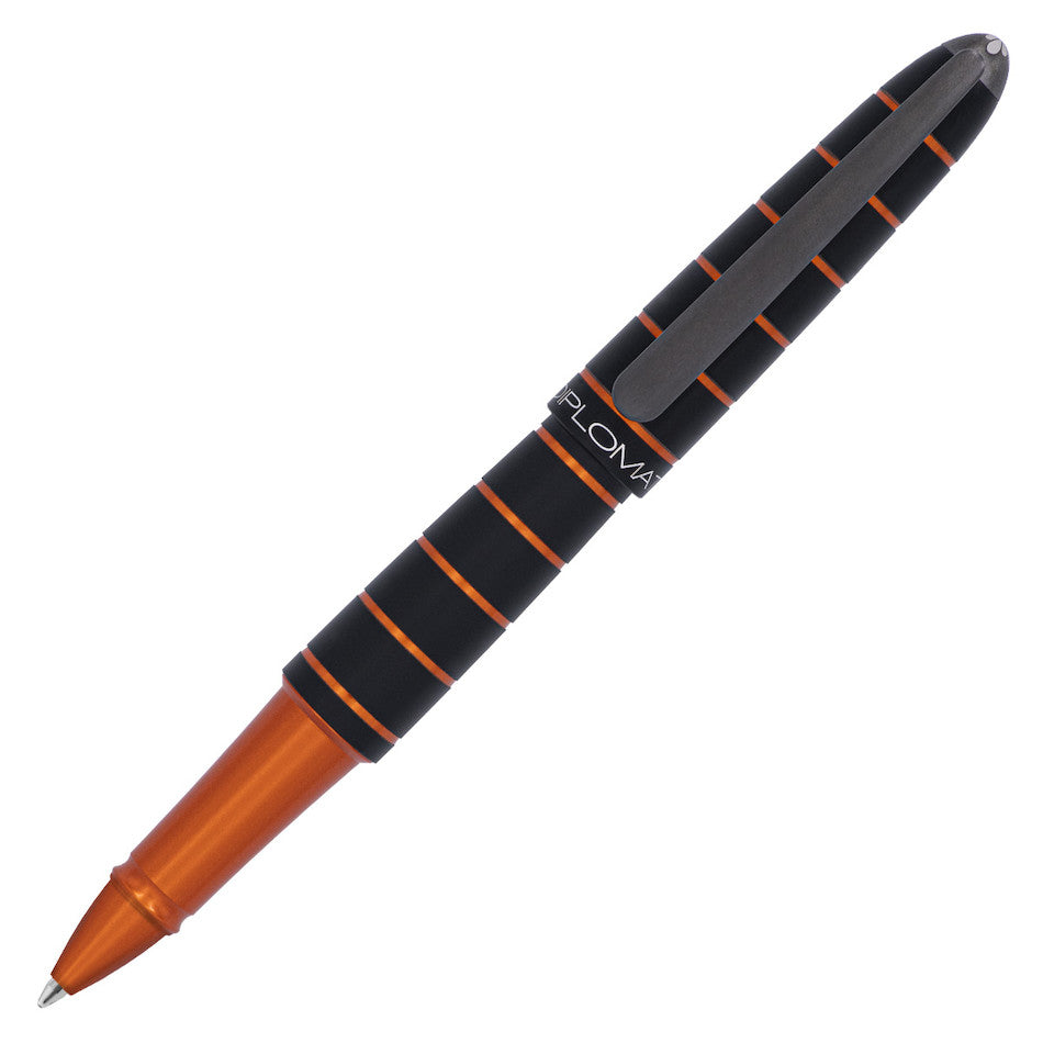 Diplomat Elox Rollerball Pen Ring Black/Orange by Diplomat at Cult Pens