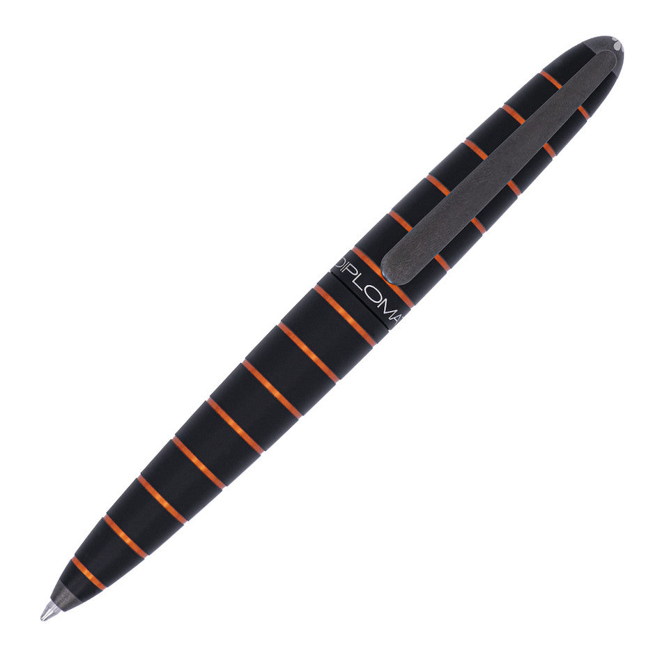 Diplomat Elox easyFlow Ballpoint Pen Ring Black/Orange by Diplomat at Cult Pens