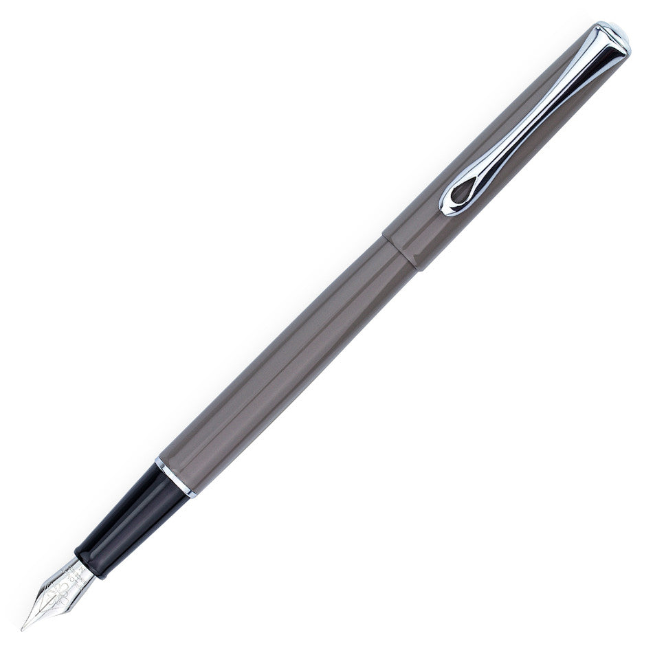 Diplomat Traveller Fountain Pen Taupe Grey by Diplomat at Cult Pens