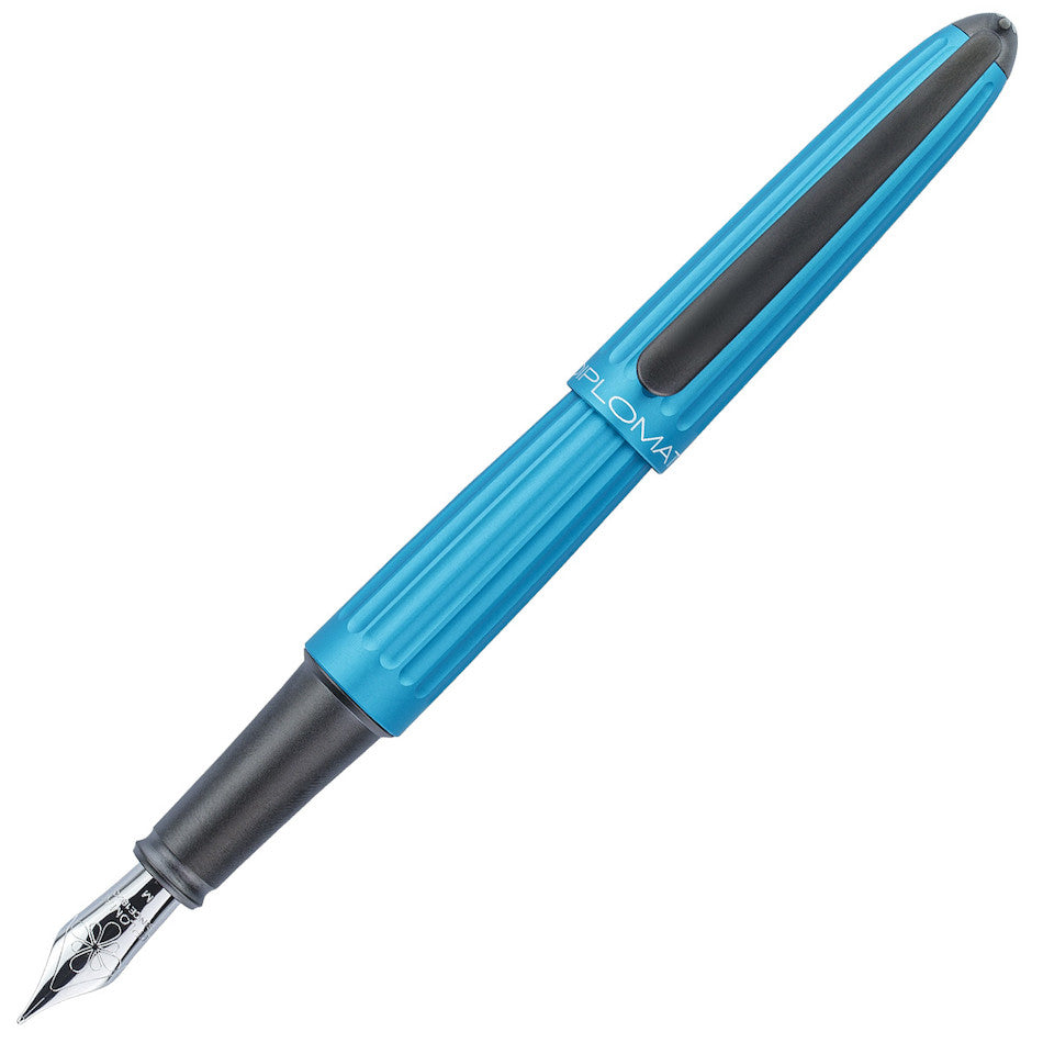 Diplomat Aero Fountain Pen Turquoise by Diplomat at Cult Pens