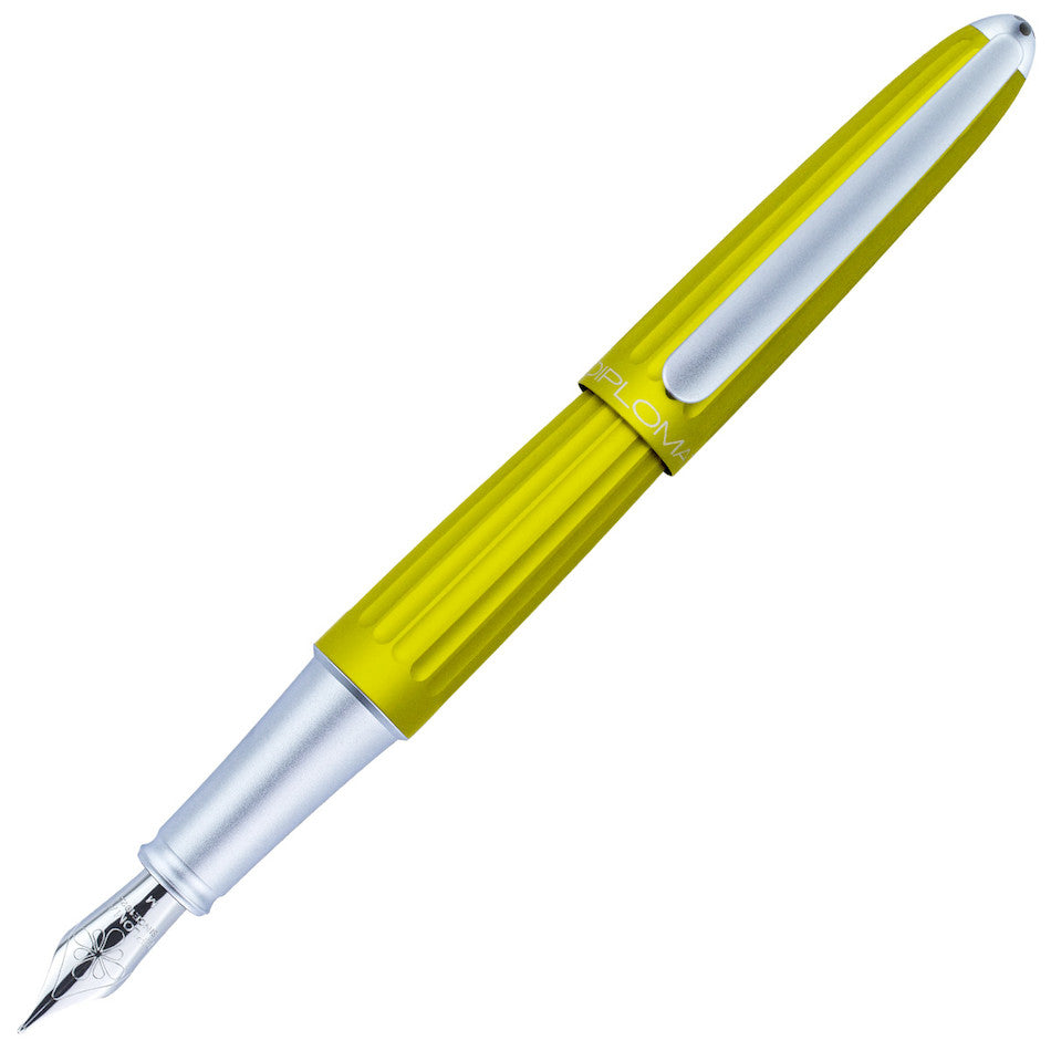 Diplomat Aero Fountain Pen Citrus Chrome by Diplomat at Cult Pens