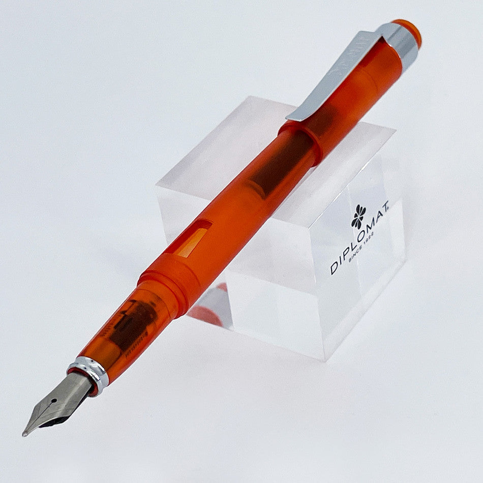 Diplomat Magnum Fountain Pen Demo Orange by Diplomat at Cult Pens