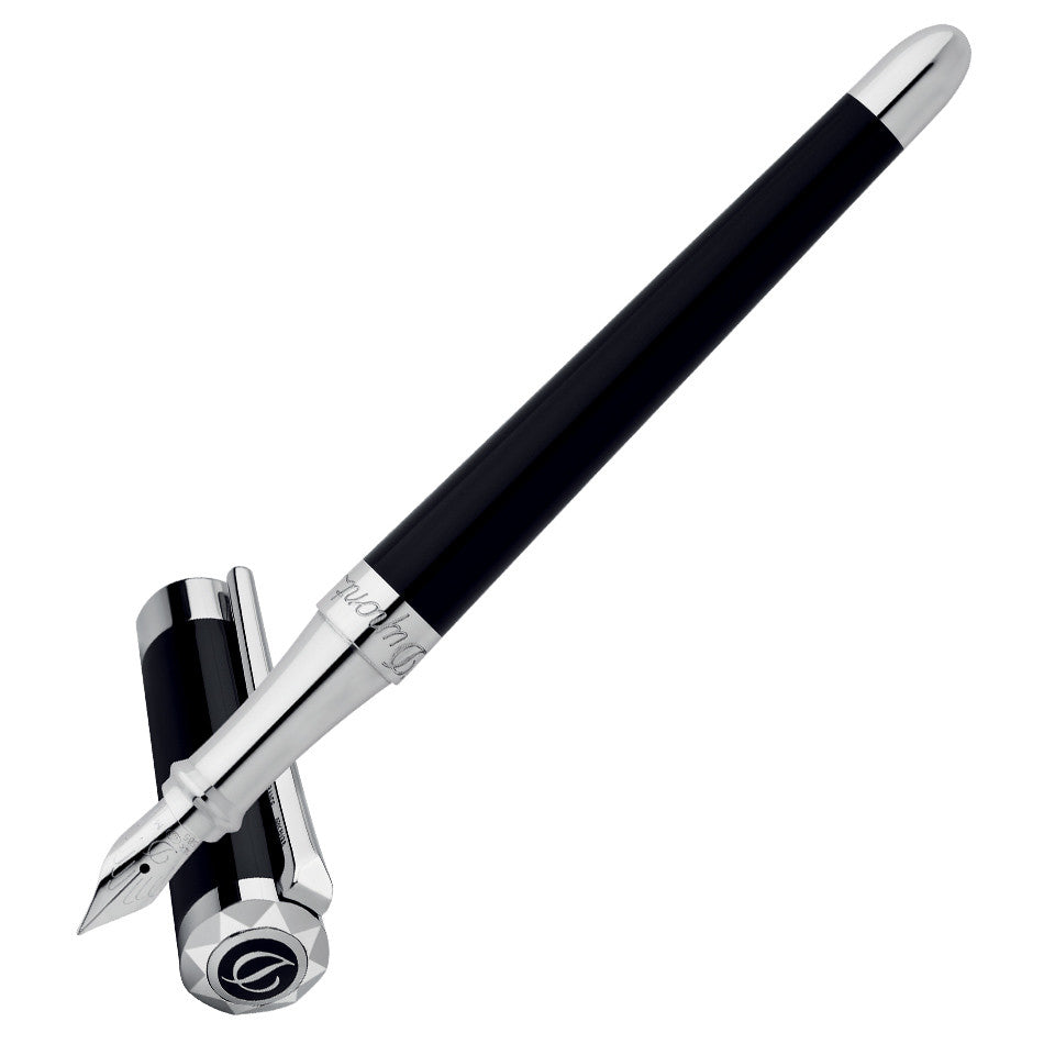 S.T. Dupont Liberte Fountain Pen Black by S.T. Dupont at Cult Pens