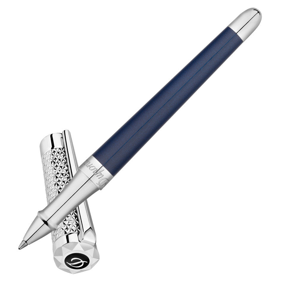 S.T. Dupont Liberte Rollerball Pen Pearly Blue by S.T. Dupont at Cult Pens