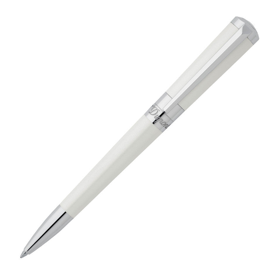 S.T. Dupont Liberte Ballpoint Pen Pearly White by S.T. Dupont at Cult Pens