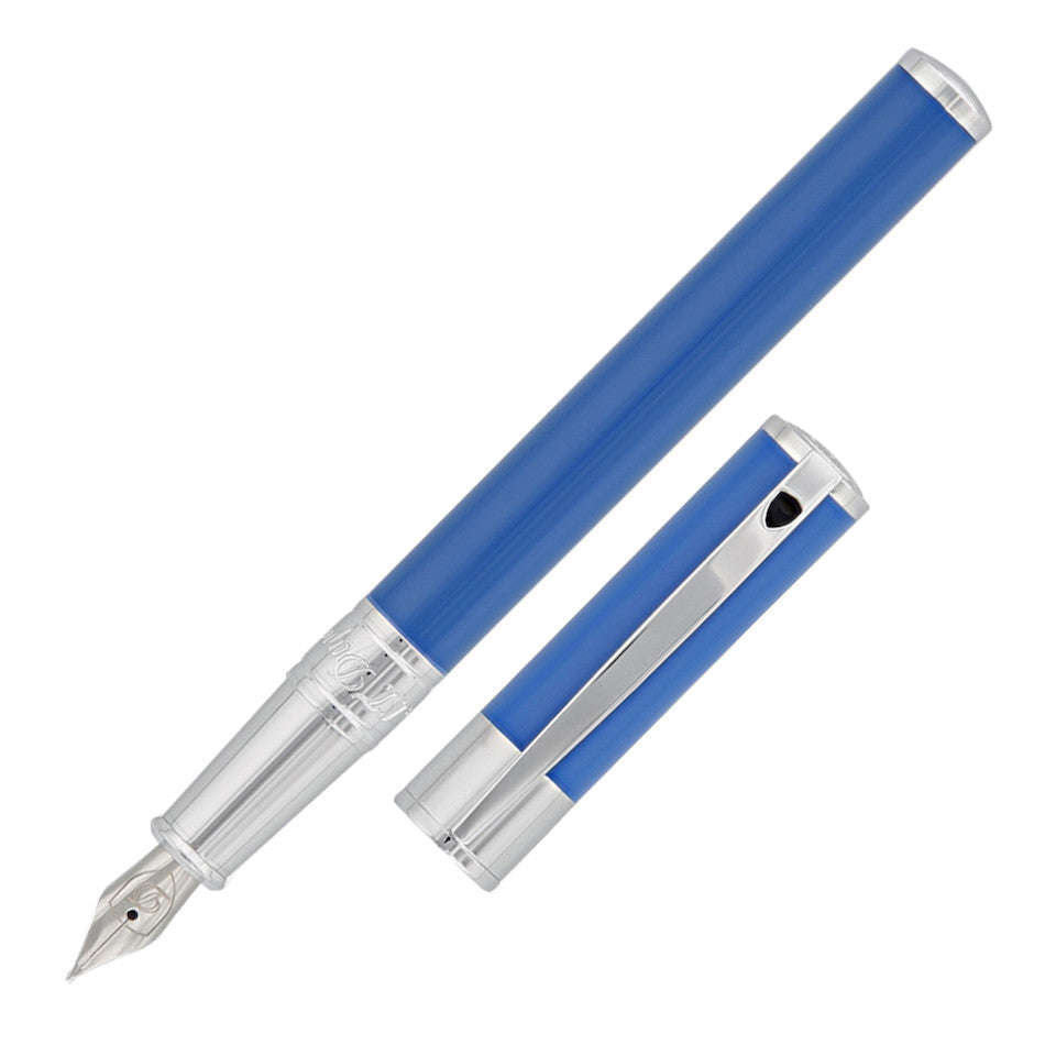 S.T. Dupont D-Initial Fountain Pen Light Blue by S.T. Dupont at Cult Pens