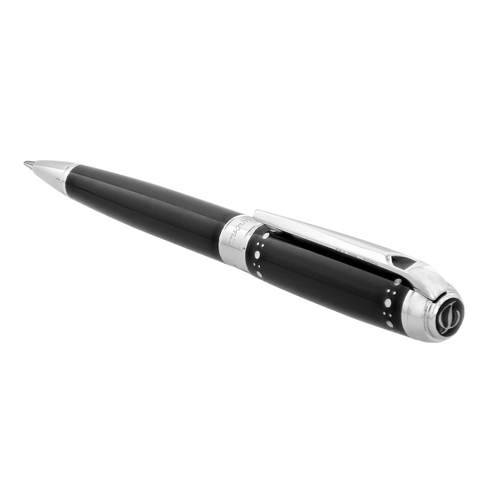 S.T. Dupont Line D Medium Ballpoint Pen Derby Palladium by S.T. Dupont at Cult Pens