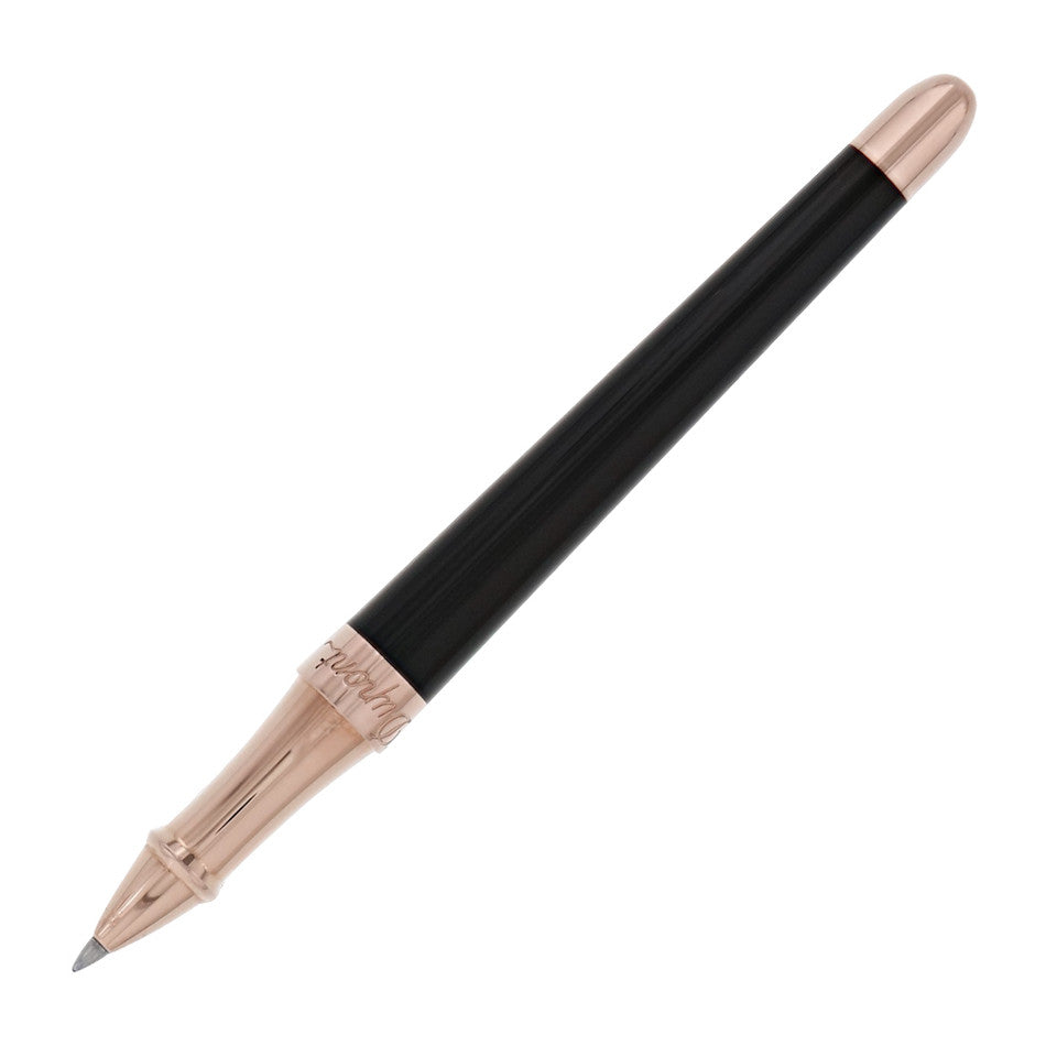 S.T. Dupont Liberte Rollerball Pen Black with Rose Gold Trim by S.T. Dupont at Cult Pens