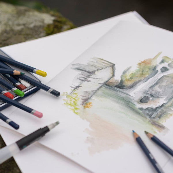 Derwent Watercolour Pencils Tin of 72 by Derwent at Cult Pens