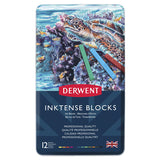 Derwent Inktense Colour Block Tin of 12 by Derwent at Cult Pens
