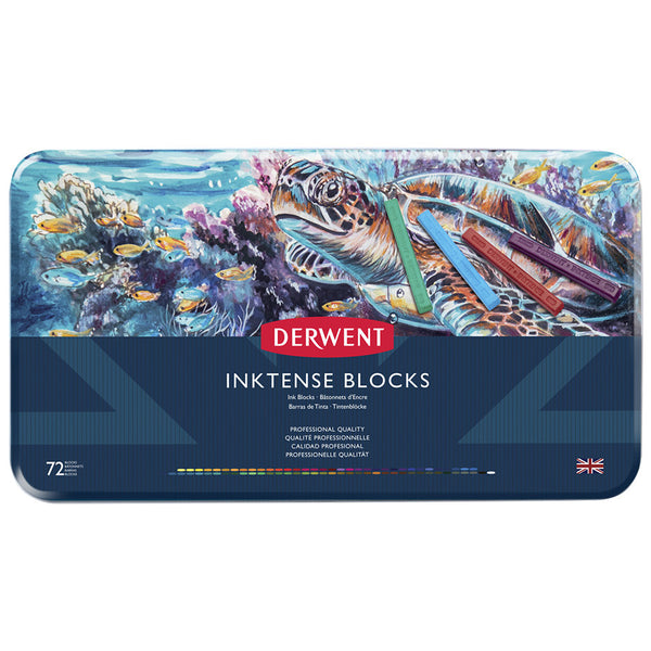 Derwent Inktense Colour Block Tin of 72