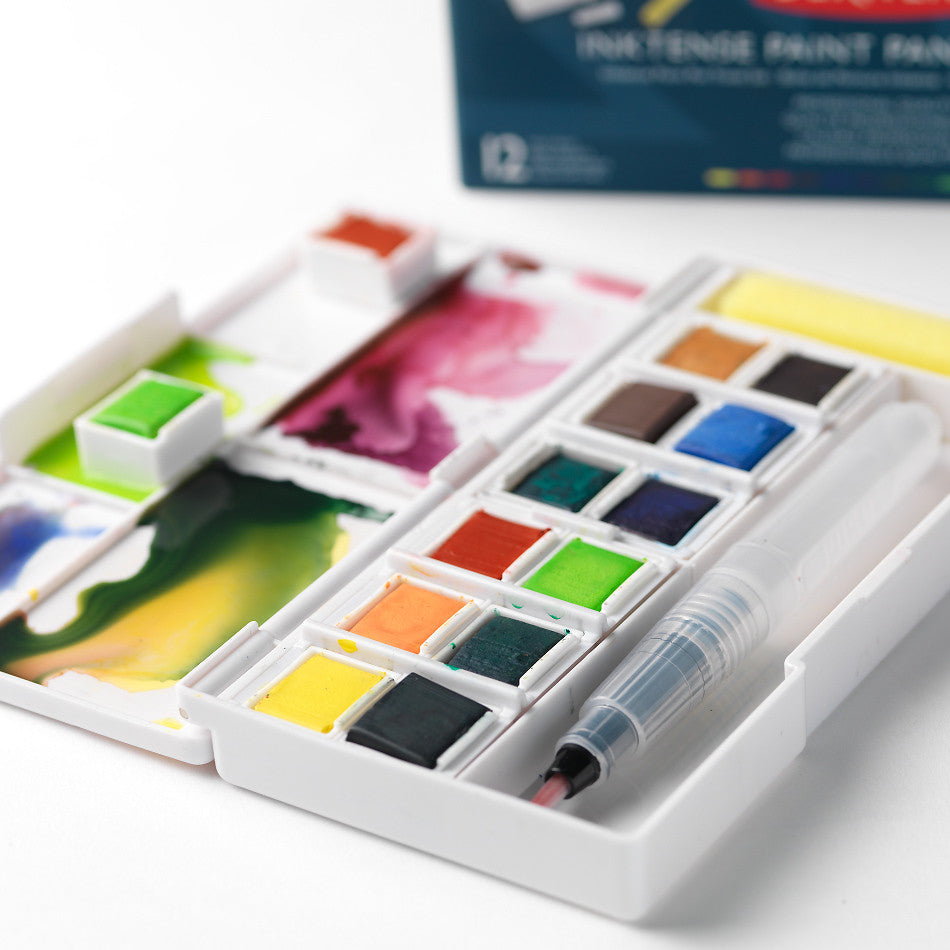 Derwent Inktense Paint Pan Travel Set #01 by Derwent at Cult Pens