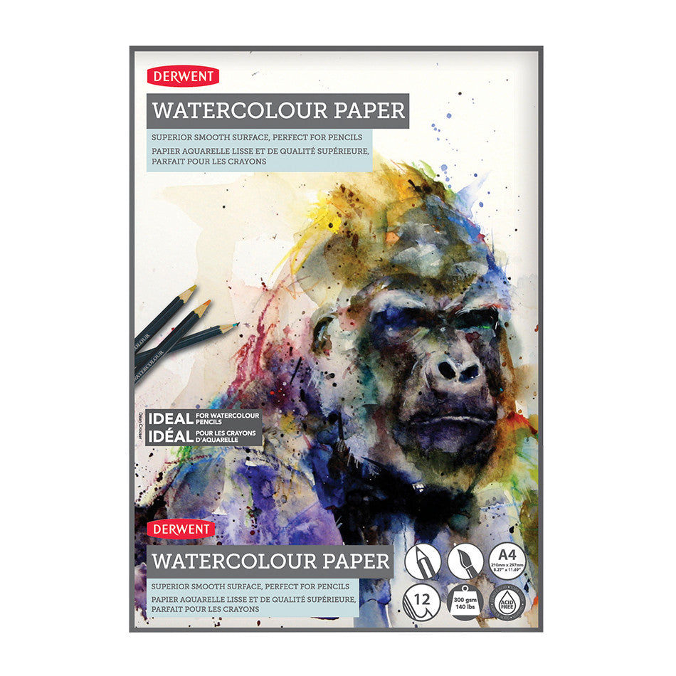 Derwent Watercolour Pad A4 by Derwent at Cult Pens