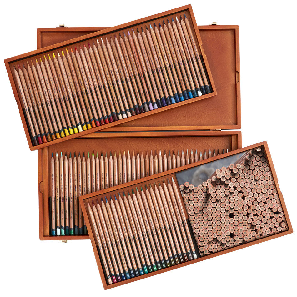Derwent Lightfast Coloured Pencils Wooden Box of 100 by Derwent at Cult Pens