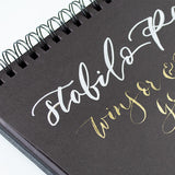 Derwent Black Book Sketchbook A4 Portrait by Derwent at Cult Pens