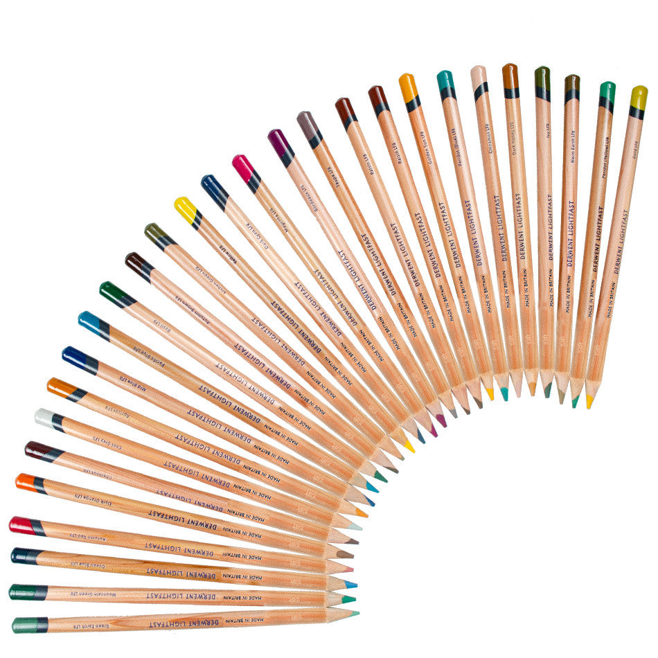 Derwent Lightfast Coloured Pencils Bundle of 28 Assorted by Derwent at Cult Pens