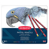Derwent Pastel Pencil Tin of 24 by Derwent at Cult Pens