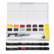 Derwent Line and Wash Paint Pan Set by Derwent at Cult Pens