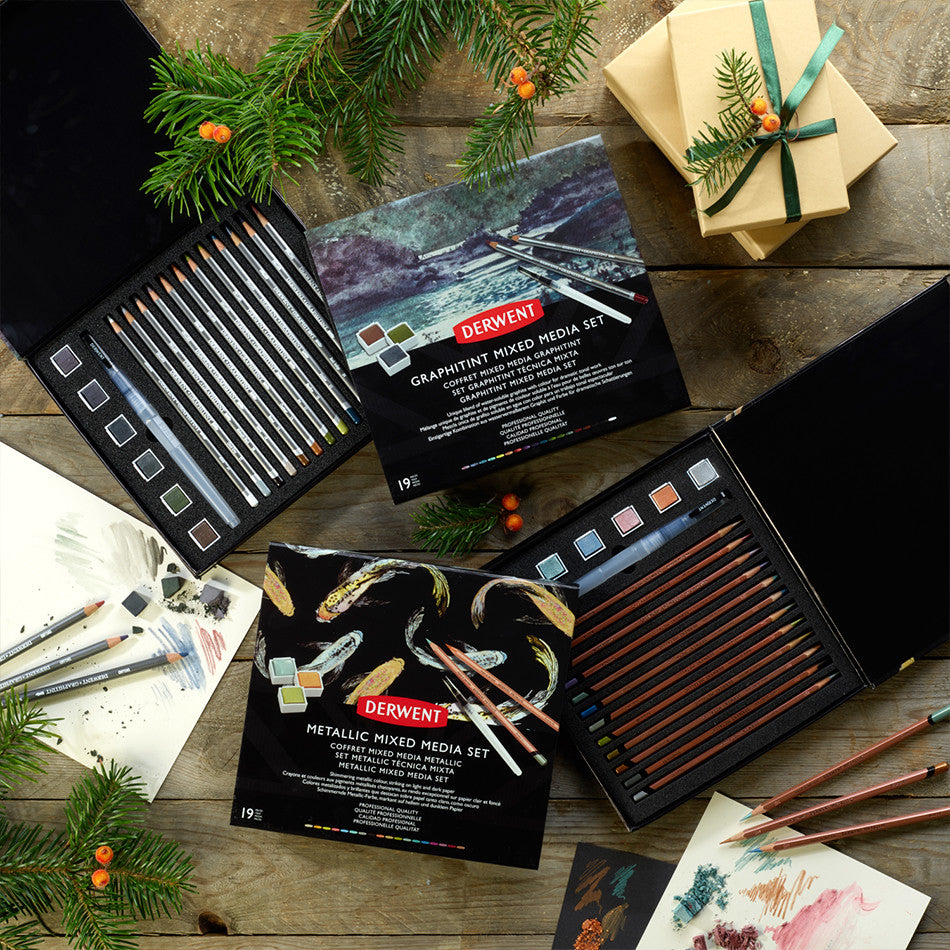Derwent Metallic Mixed Media Set by Derwent at Cult Pens