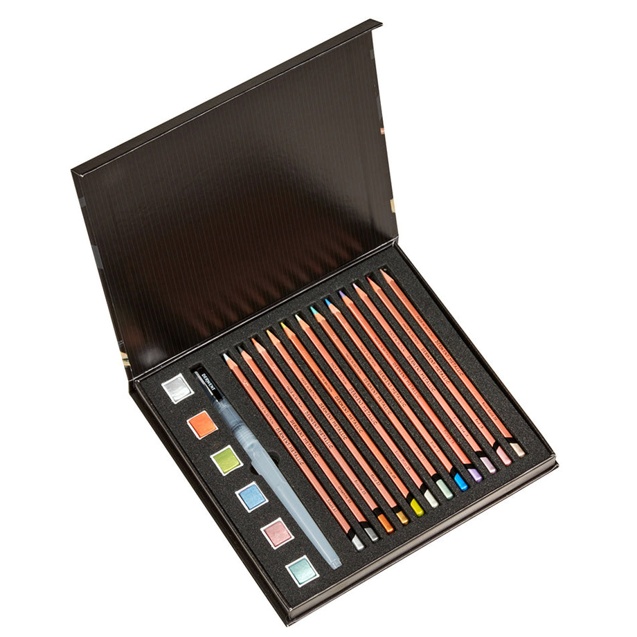 Derwent® 6 Color Metallic Bright Pencil Set