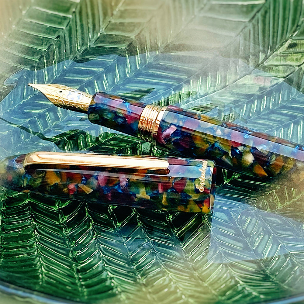 Esterbrook Estie Oversize Fountain Pen Botanical Gardens Gold by Esterbrook at Cult Pens