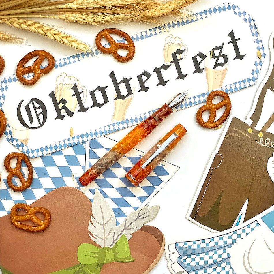 Esterbrook Camden Fountain Pen Oktoberfest Palladium Trim Limited Edition by Esterbrook at Cult Pens