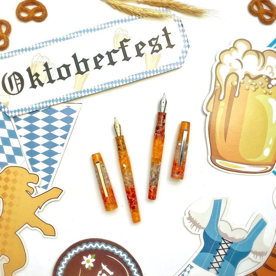 Esterbrook Camden Fountain Pen Oktoberfest Palladium Trim Limited Edition by Esterbrook at Cult Pens