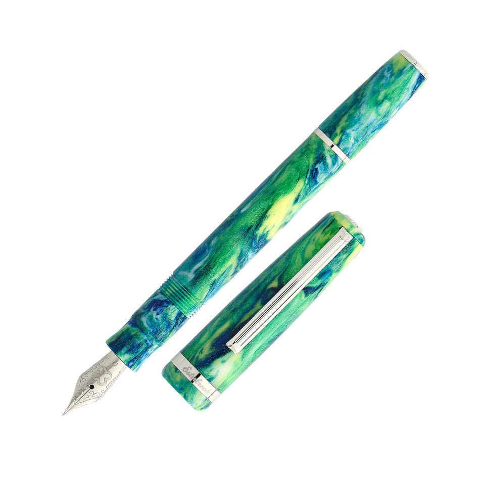 Esterbrook JR Pocket Limited Edition Fountain Pen Beleza with Palladium Trim Needlepoint Nib by Esterbrook at Cult Pens