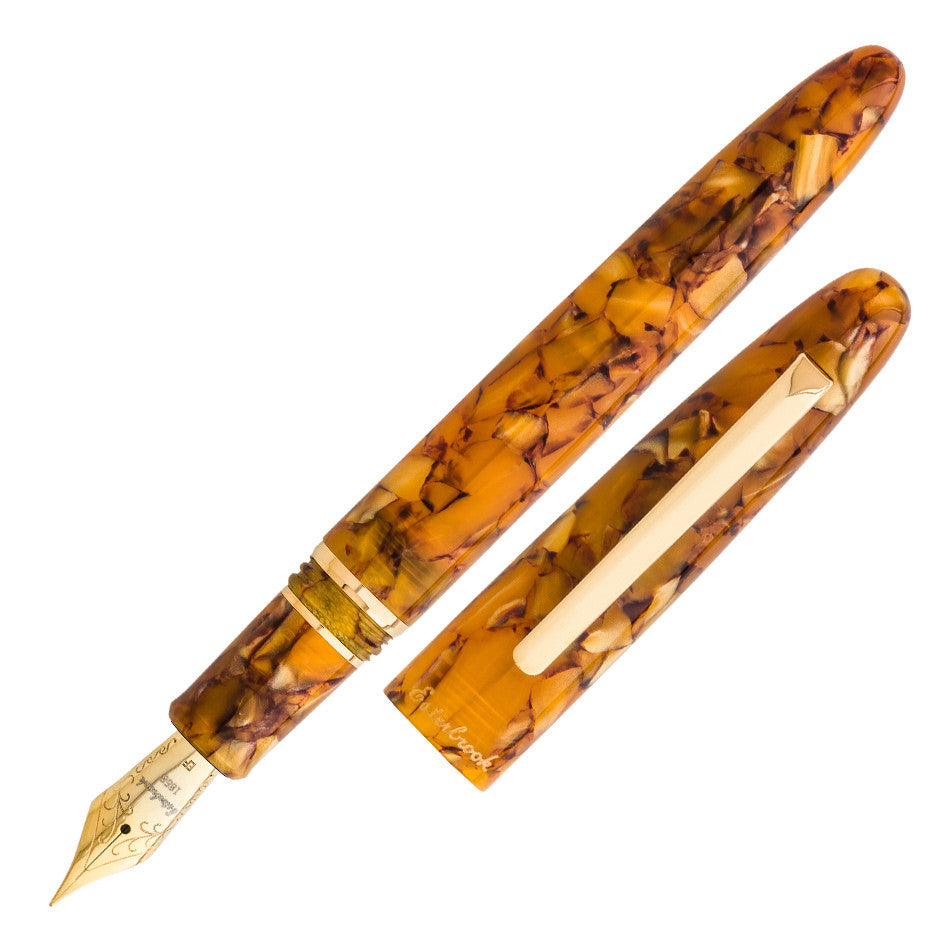 Esterbrook Estie Fountain Pen Honeycomb With Gold Trim Needlepoint Nib by Esterbrook at Cult Pens