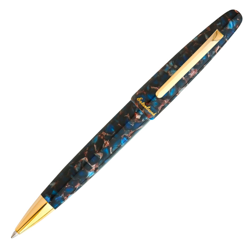 Esterbrook Estie Ballpoint Pen Nouveau Bleu with Gold Trim by Esterbrook at Cult Pens