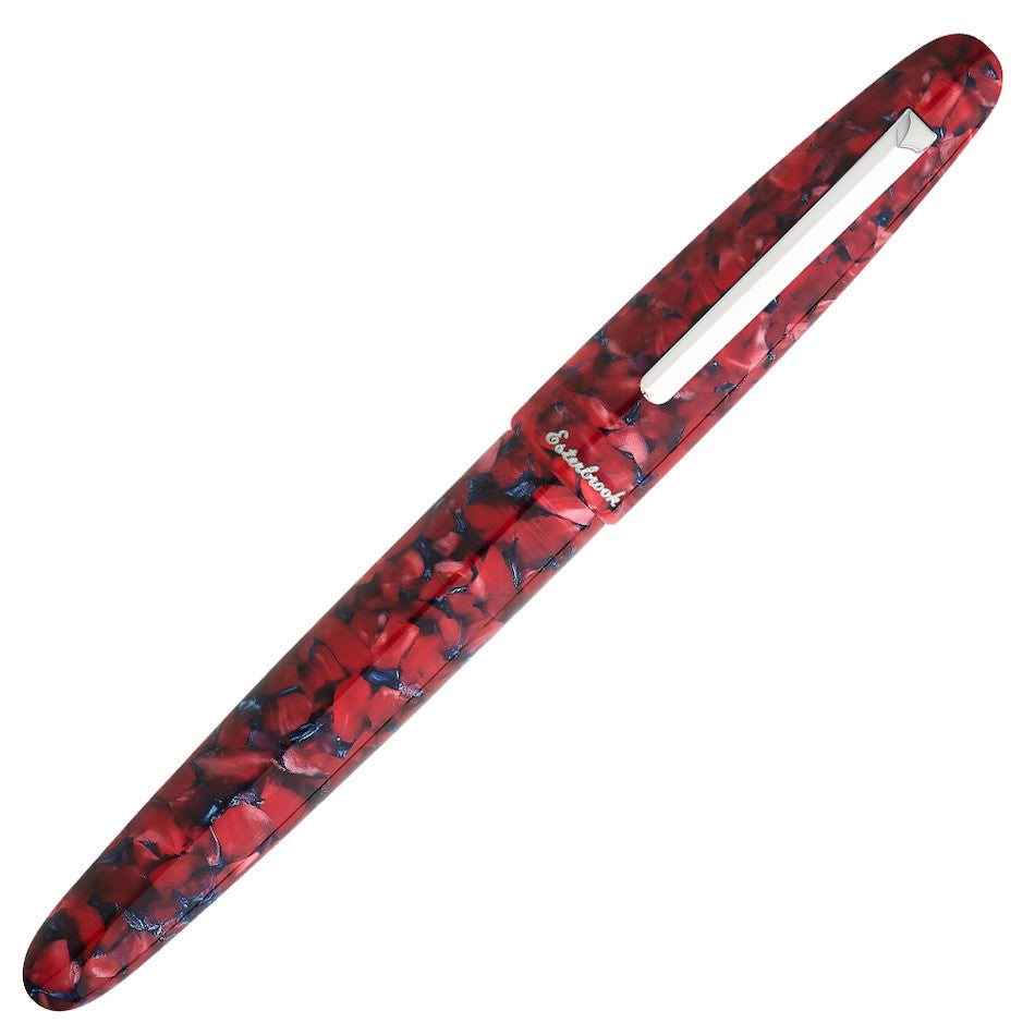 Esterbrook Estie Oversize Fountain Pen Scarlet With Palladium Trim by Esterbrook at Cult Pens