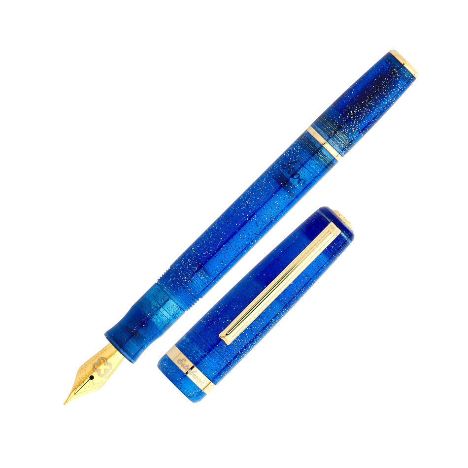 Esterbrook JR Pocket Fountain Pen Fantasia Blue Sparkle by Esterbrook at Cult Pens
