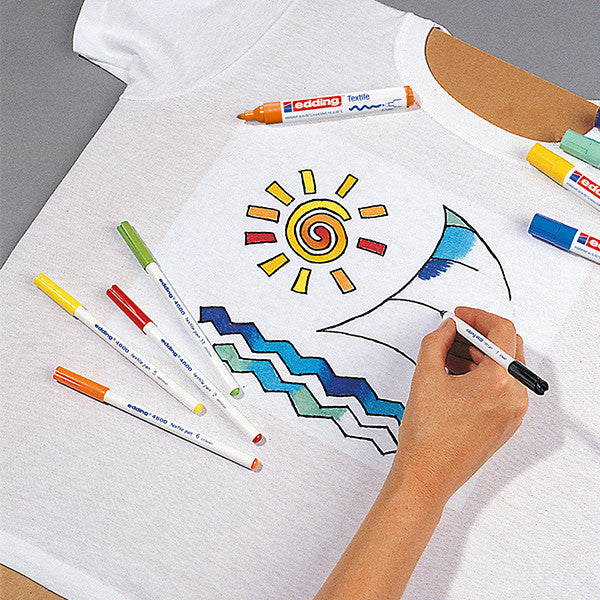 edding 4600 T-Shirt Pen 10 Assorted by edding at Cult Pens