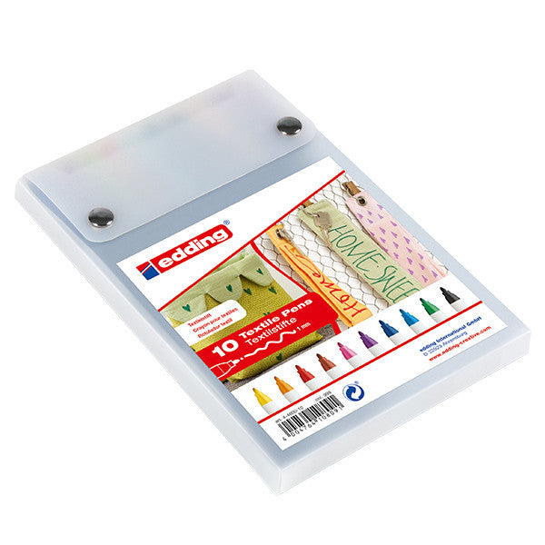 edding 4600 T-Shirt Pen 10 Assorted by edding at Cult Pens