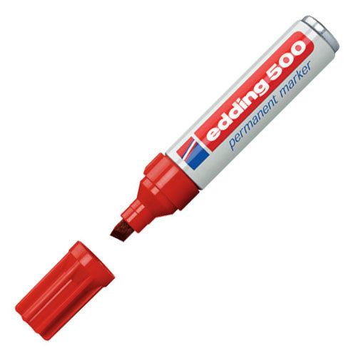 edding 500 Permanent Marker Pen Chisel by edding at Cult Pens