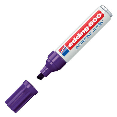 edding 500 Permanent Marker Pen Chisel by edding at Cult Pens