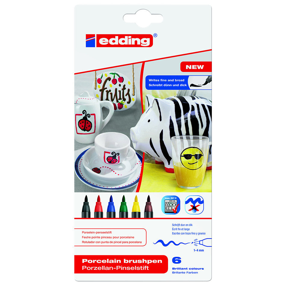 edding 4200 Porcelain Brush Pen Set by edding at Cult Pens