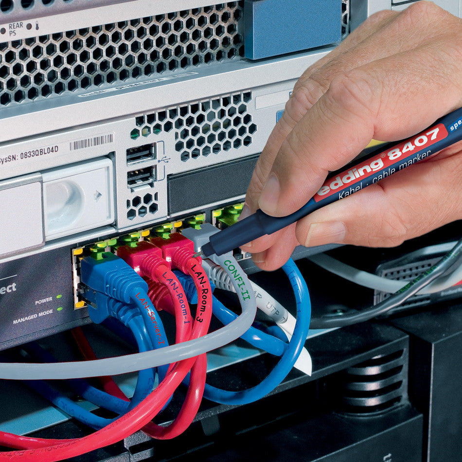 edding 8407 Cable Marker Set by edding at Cult Pens