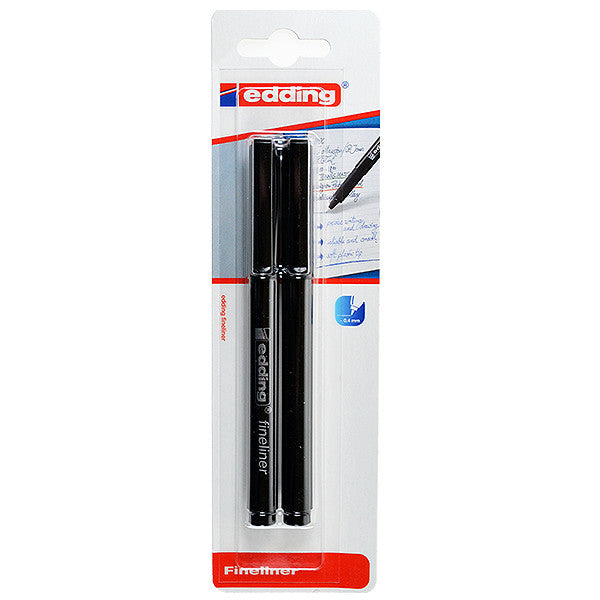 edding Fineliner Handwriting Pen Set of 2 by edding at Cult Pens