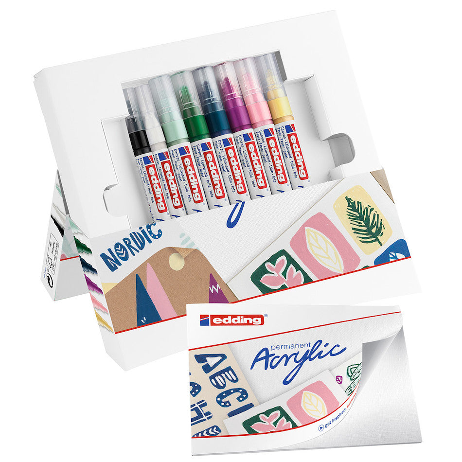 edding Acrylic Markers Easy Start Set of 8 Nordic by edding at Cult Pens