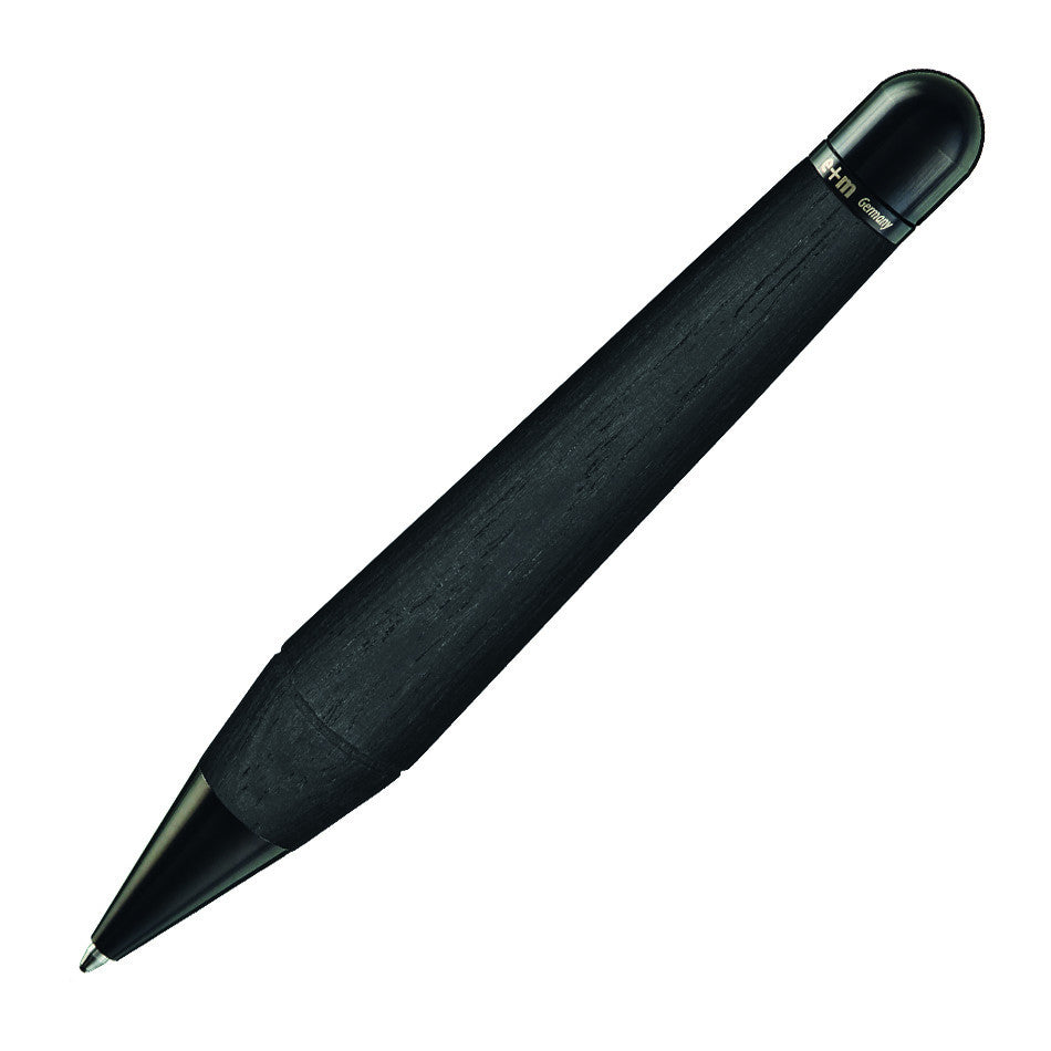 e+m Drake Ballpoint Pen Black by e+m at Cult Pens