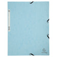 Exacompta Aquarel A4 Folder 3 Flap Blue by Exacompta at Cult Pens