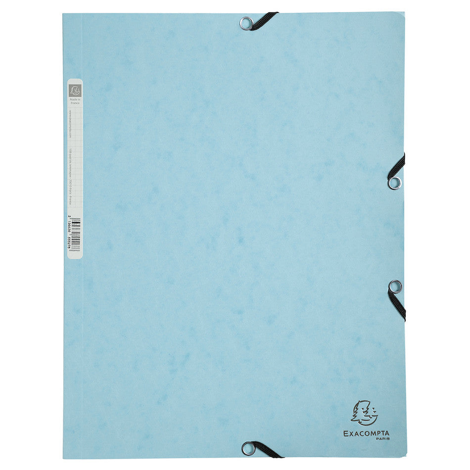 Exacompta Aquarel A4 Folder 3 Flap Blue by Exacompta at Cult Pens