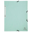 Exacompta Aquarel A4 Folder 3 Flap Green by Exacompta at Cult Pens